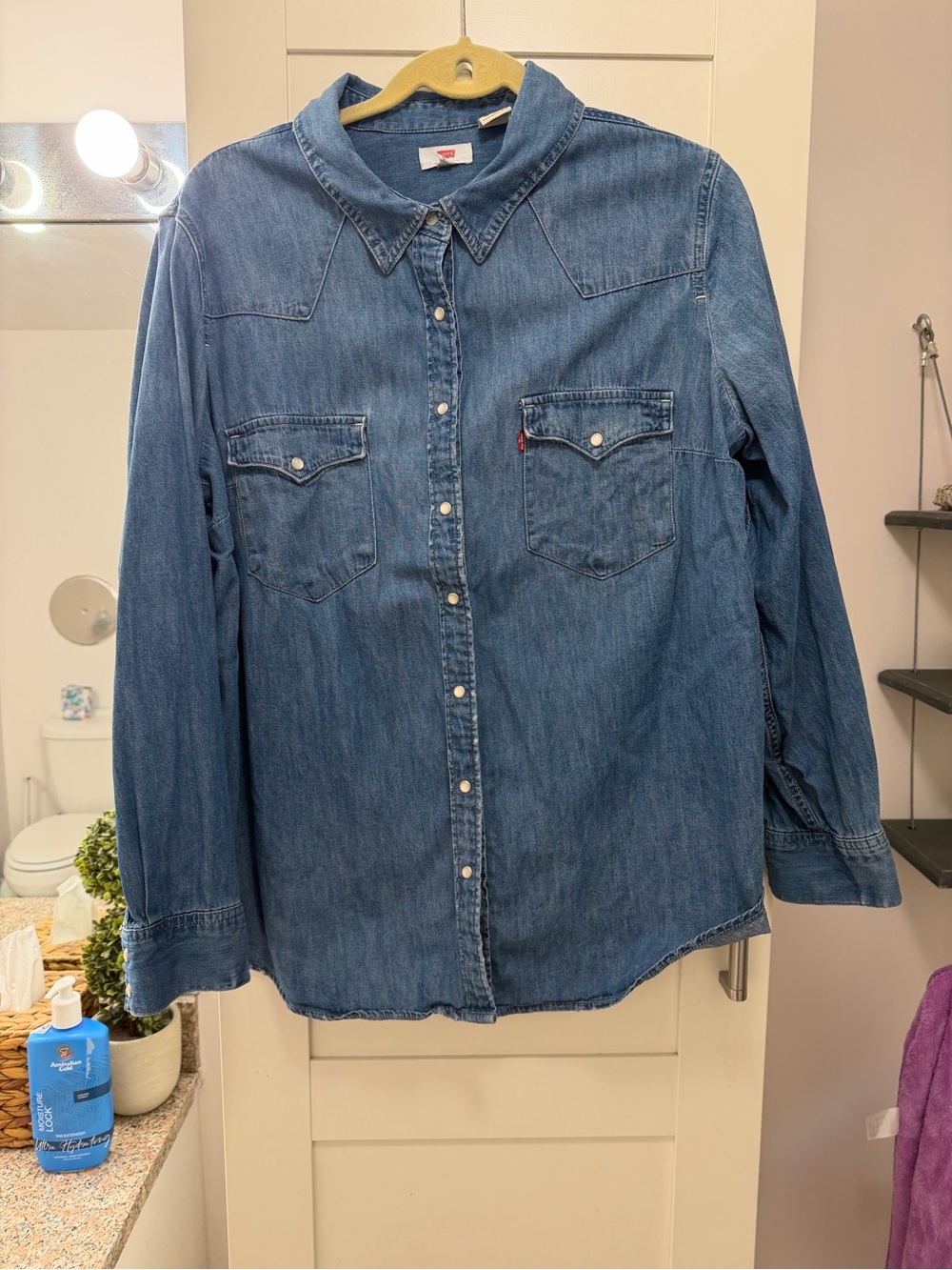 Levi's Woman’s Denim Button-Down Shirt